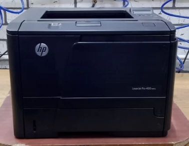 Принтер HP LaserJet Pro 400 M401d. Дуплекс. Шумит редуктор, кнопки немного заедают б/у — фото аппарата